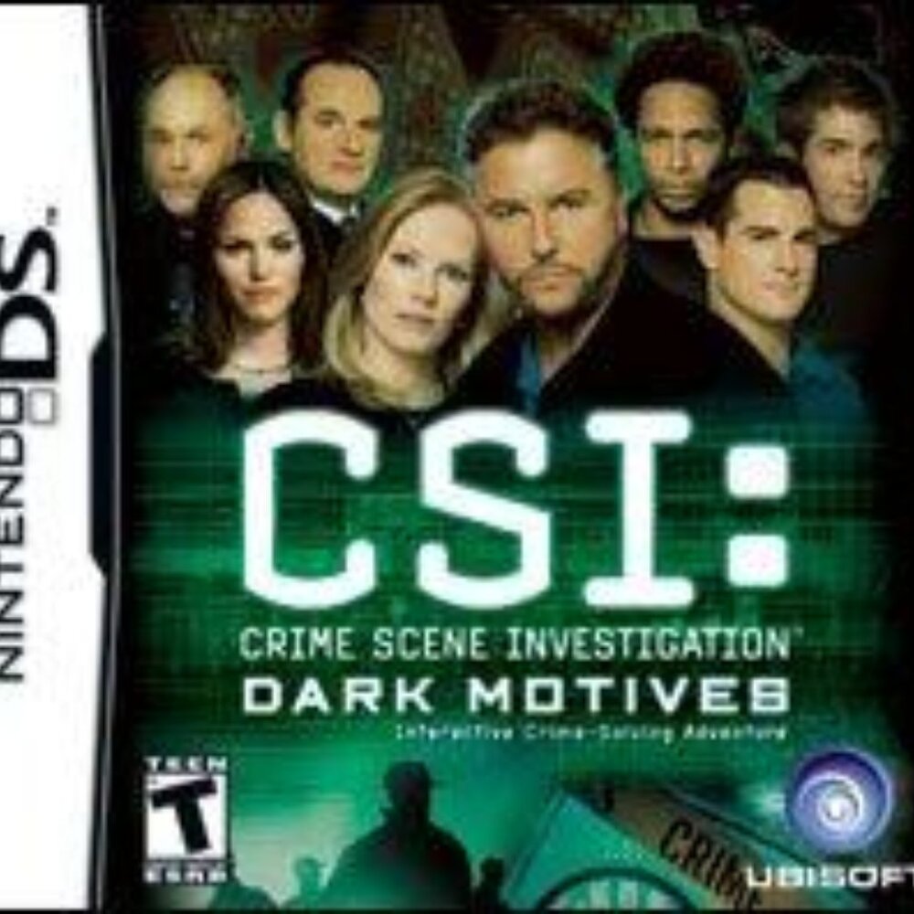 Nintendo ds lite CSI mystery game